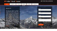 Desktop Screenshot of indiatravelhouse.com