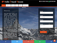 Tablet Screenshot of indiatravelhouse.com